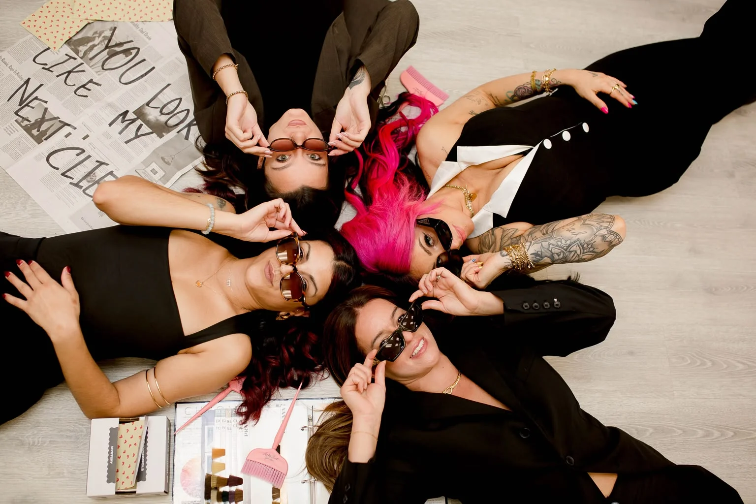 Team photo of our salon stylists